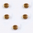 Pack de 30 strass ronds Rouge Siam
