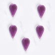 Pack de 30 strass goutte d'eau Light Amethyste