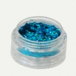 Paillettes longues pour dco d'ongles Bleu nuit