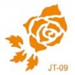 6 pochoirs hypoallergniques Rose 3
