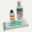 Kit Hygine Nomade - 1 Savon doux Anios format pocket 30ml + 1 Gel Hydroalcoolique format pocket 75ml + 1 sachet de 25 lingette Asseptonet