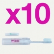 10 KitS Brosse à dents avec dentifrice