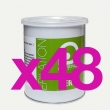 Cire VERTE 800 ml, par 48 POTS, soit 5.75 l'unit au lieu de 6.58
