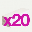 20 Packs de 250 bandes d'épilation non tissées, de qualité supérieure soit 2.95€ l'unité au lieu de 4,16€