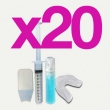 20 Kits de blanchiment dentaire conforme  la rglementation Europenne soit 3,50 l'unit