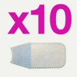 10 Lingettes doigtiers  usage unique pour le blanchiment