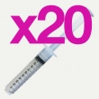 20 Gels de blanchiment dentaire conforme  la rglementation Europenne 10ml soit 3 l'une