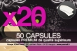 20 Recharges X 50 capsules Ultra PREMIUM n°3 qualité supérieure soit 2,50€ au lieu de 3,76€