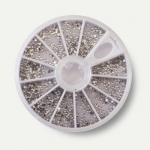 Carrousel 400 strass argent ronds
